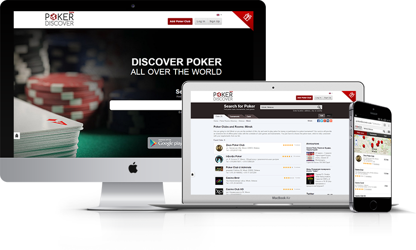 PokerDiscover è ottimizzato per tutti i tipi di dispositivi