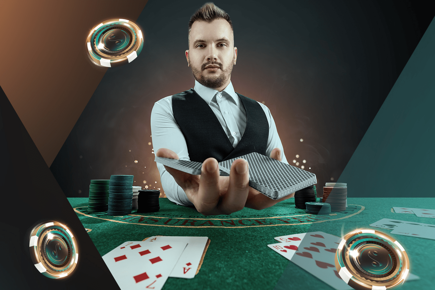 Experience real-time casino excitement