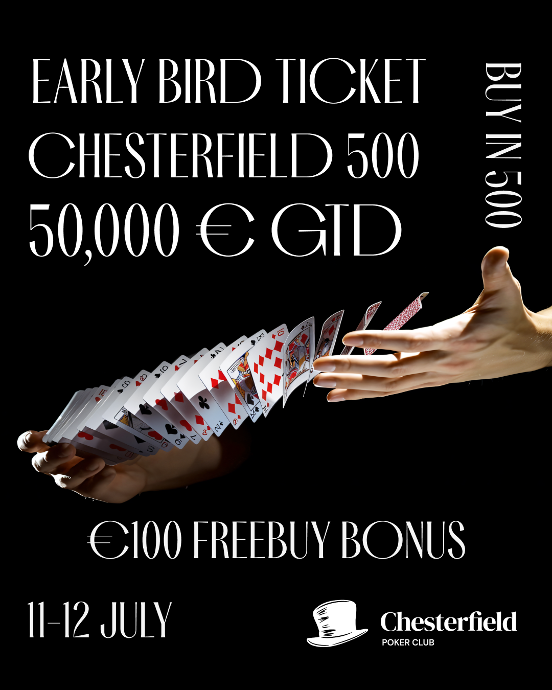 Chesterfield 500 | Tallinn, 12 - 13 JULY 2025