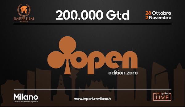 28 OTTOBRE - 2 NOVEMBRE / OPEN EDITION ZERO